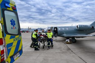 Fuerza Aérea realiza evacuación de paciente embarazada de alto riesgo desde Copiapó a Santiago