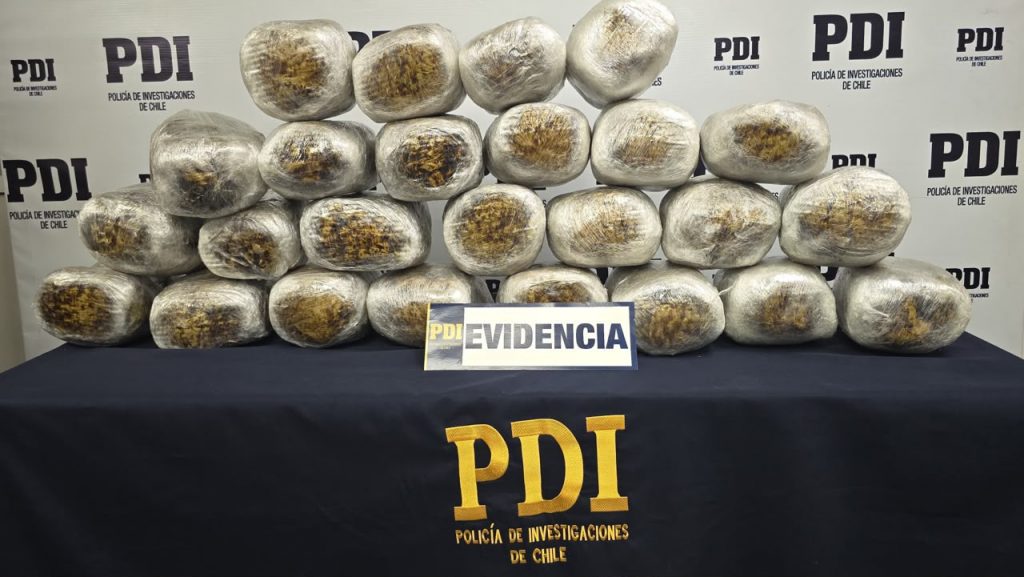 PDI detiene a dos bolivianos con más de 28 kilos de cannabis ocultos en un camión