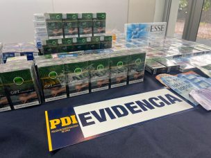 PDI Arica detiene a cuatro imputados por venta ilegal de cigarrillos e incauta 428 cajetillas