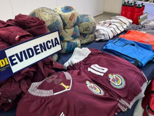 PDI recupera camisetas y equipos de la Sub 13 de Deportes La Serena y detiene a dos personas