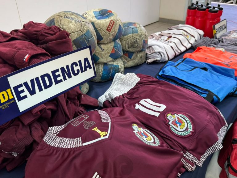 PDI recupera camisetas y equipos de la Sub 13 de Deportes La Serena y detiene a dos personas
