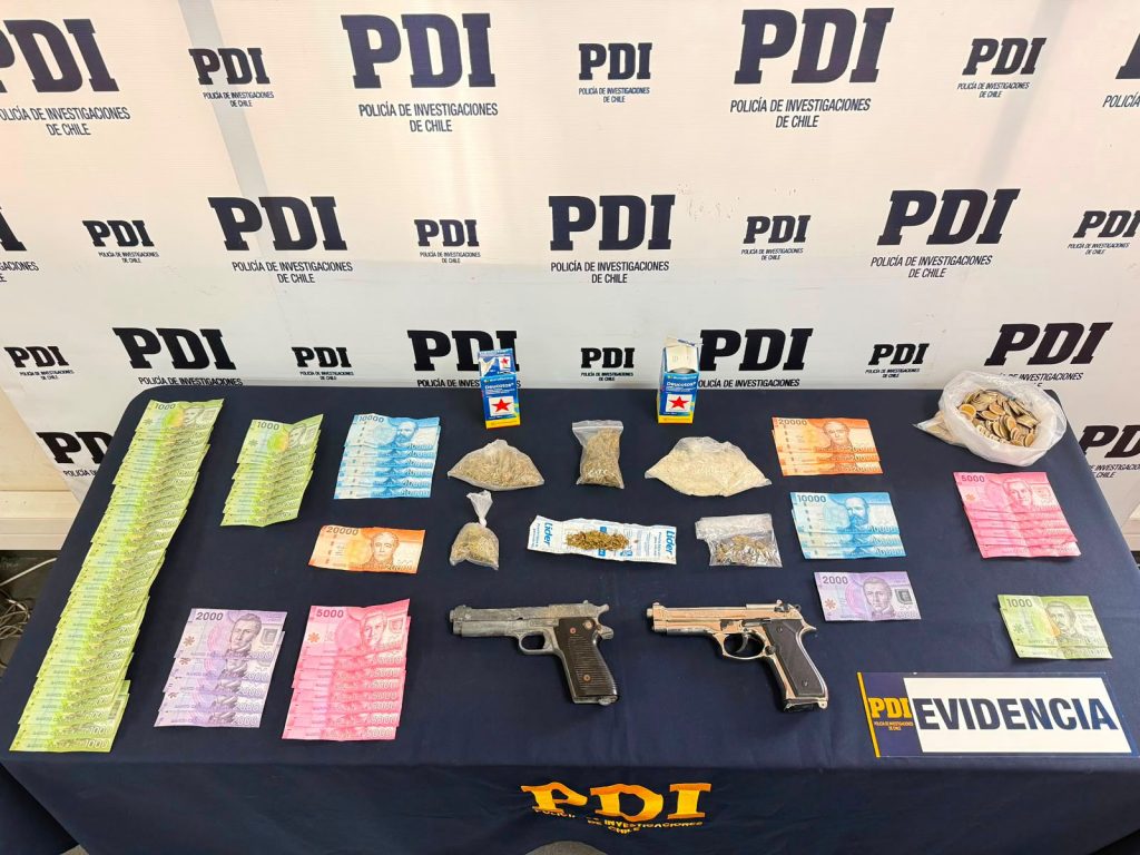 PDI interviene cuatro puntos de venta de drogas en Arica: cinco personas fueron detenidas