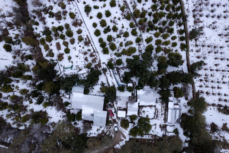 DMC emite alerta por nevadas moderadas a fuertes en dos regiones del país