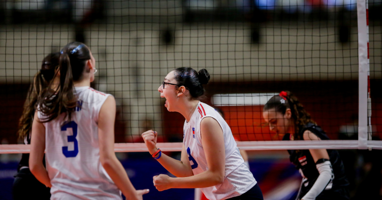 Chile celebra en el Mundial de Vóleibol Sub 17: venció a Egipto y consiguió su primera victoria