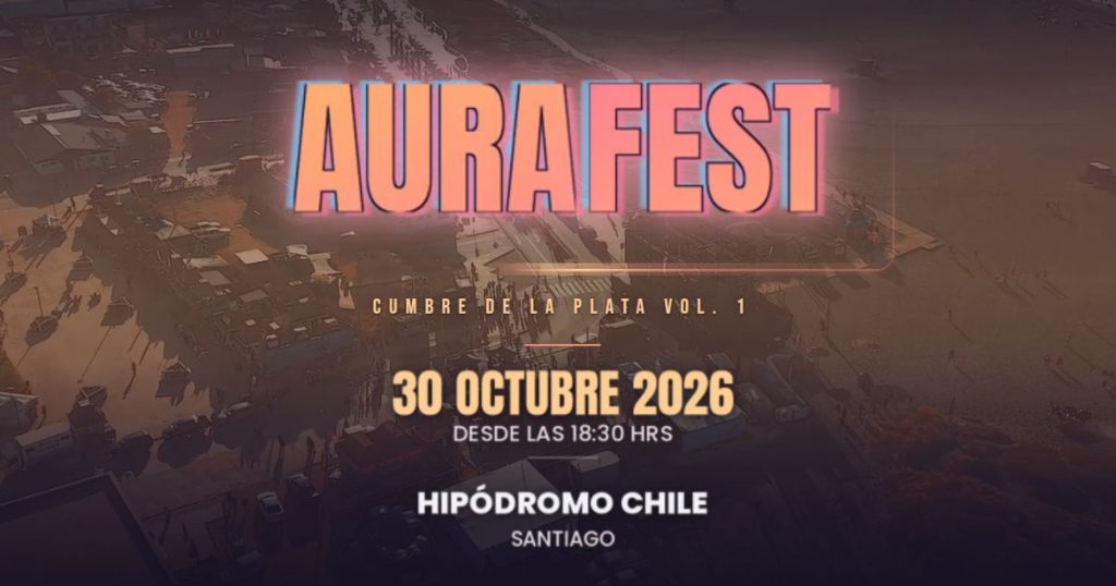 Aura Fest debuta en Santiago: fecha, artistas y entradas para el nuevo festival de cumbia pop
