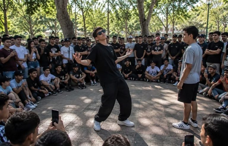 Retos de “farmear aura” en Chile: en qué consiste la tendencia juvenil que llegó a los espacios públicos