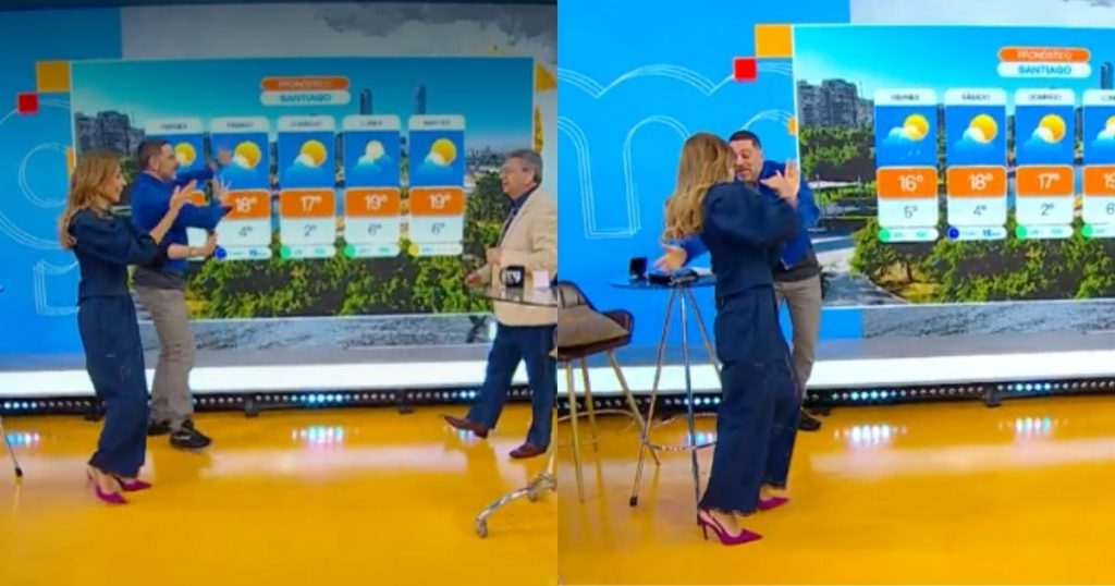 Karen Doggenweiler casi termina en el suelo en vivo y Neme reaccionó justo a tiempo: “Casi se compra el estudio”