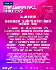 Line up Creamfields Chile 2026