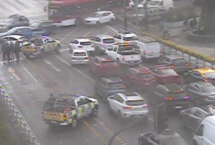 Grave choque provoca alta congestión en La Florida y obliga a alterar el tránsito
