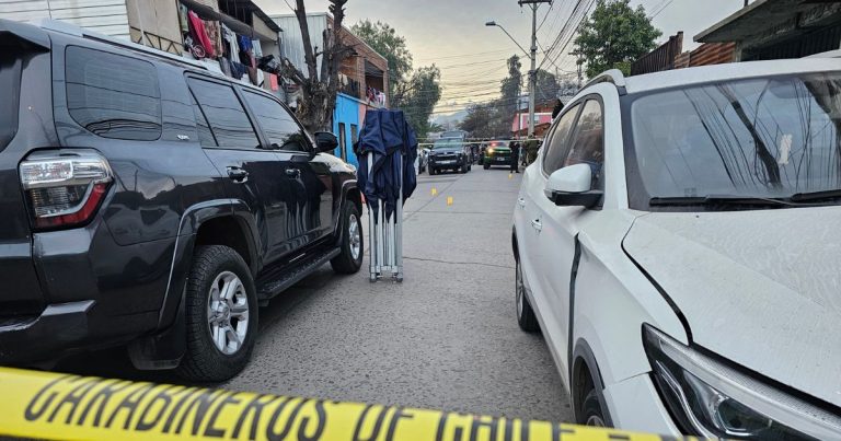 Hombre muere tras recibir múltiples disparos durante balacera en Conchalí: Hallan casi 20 casquillos