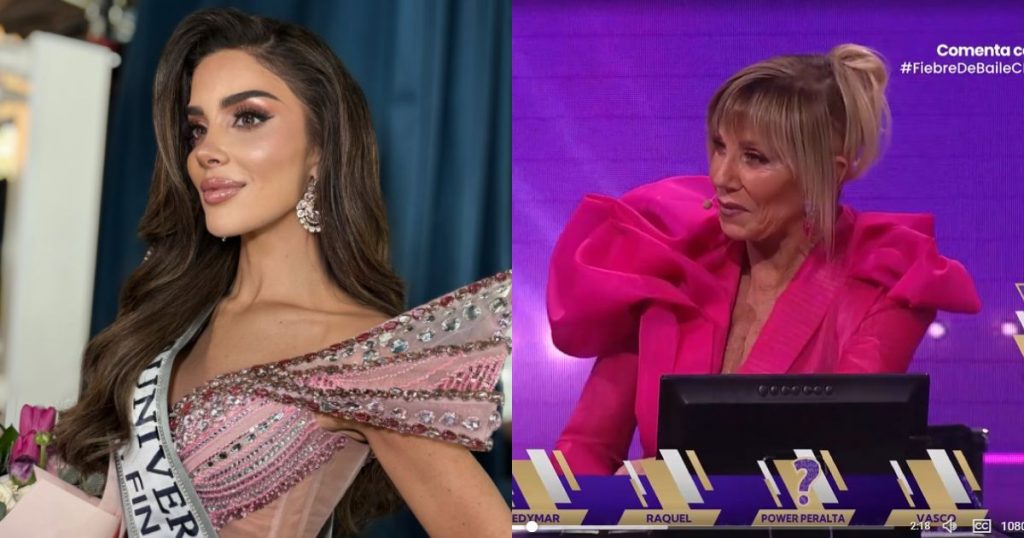 Raquel Argandoña lanzó particular broma sobre tercer lugar de Cata Vallejos en Miss Universo Chile