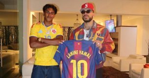 Lamine Yamal disfruta sus vacaciones en Colombia y sorprende con inesperado gesto en concierto de Ryan Castro
