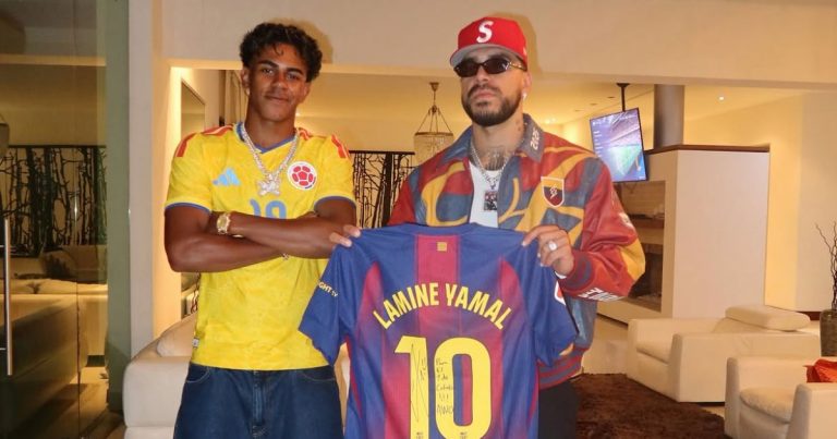 Lamine Yamal disfruta sus vacaciones en Colombia y sorprende con inesperado gesto en concierto de Ryan Castro