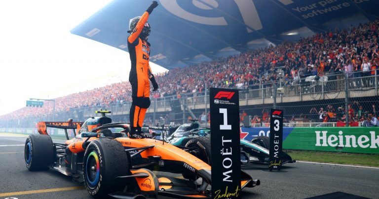 Lando Norris gana un caótico GP de los Países Bajos y Antonelli amplía su ventaja en el campeonato