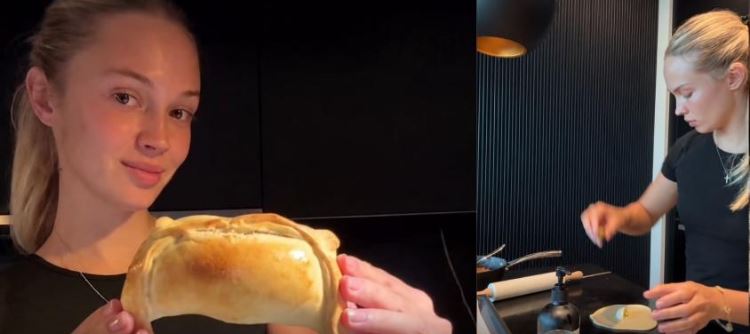 Alexandra Litvinova sorprende con sus primeras empanadas para celebrar el 18