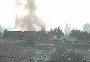 Grave incendio afecta a viviendas en San Bernardo: Bomberos se dirige a la emergencia