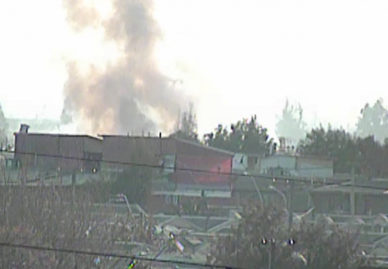 Grave incendio afecta a viviendas en San Bernardo: Bomberos se dirige a la emergencia