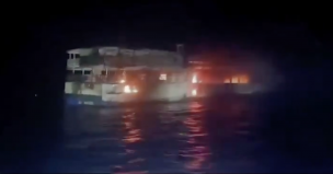 Incendio de ferry en Filipinas: confirman cinco muertos y dos chilenos rescatados