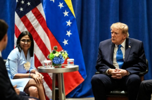 Trump y Delcy Rodríguez sostienen histórica primera reunión en Nueva York