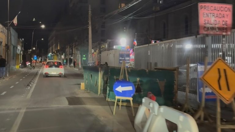 Atención conductores: Trabajos mantienen capacidad vial reducida y generan congestión en Independencia