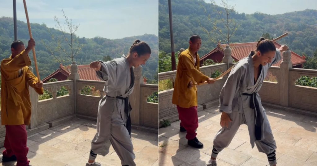 Lisandra Silva muestra su intenso entrenamiento shaolin y explica los golpes: “Se quiebra tu yo más débil”