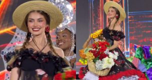 Ignacia Fernández sorprende en Miss Mundo con traje típico inspirado en Carmela y las tradiciones chilenas