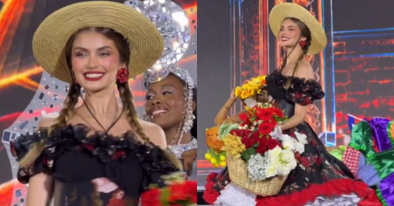 Ignacia Fernández sorprende en Miss Mundo con traje típico inspirado en Carmela y las tradiciones chilenas