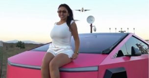 Naya Fácil sorprende con drástico cambio en su lujoso Cybertruck: “Sané ese trauma”
