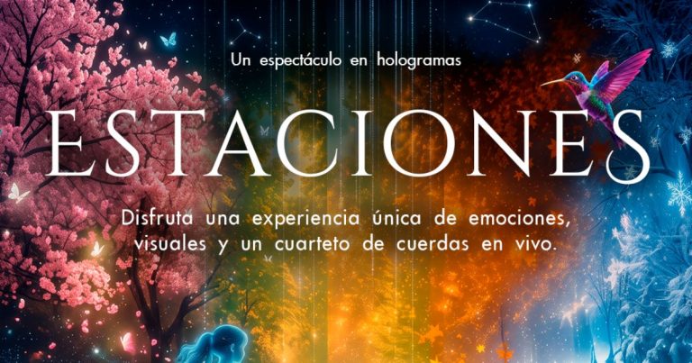 Hologramas, música y Vivaldi: el espectáculo inmersivo “ESTACIONES” prepara su llegada a Santiago