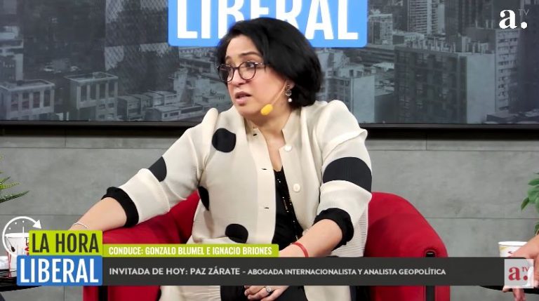 Paz Zárate aborda el nuevo escenario geopolítico en La Hora Liberal