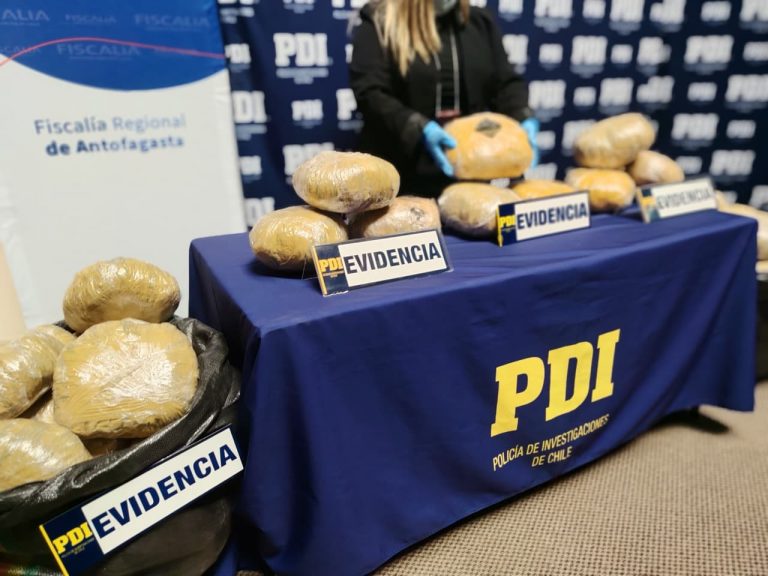 PDI incauta 636 kilos de cannabis en San Pedro de Atacama: serían cerca de 2 millones de dosis