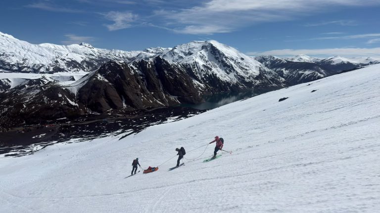 Persona cayó aproximadamente 500 metros en Volcán Antuco