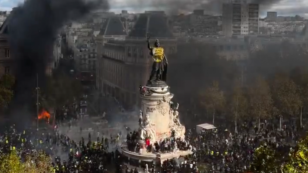 Francia admite que “perdió el control de las protestas”: Casi 2.400 detenidos y mil policías heridos