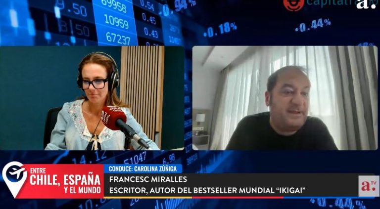ntre Chile, España y el Mundo: Francesc Miralles aborda el propósito de vida y secreto del Ikigai