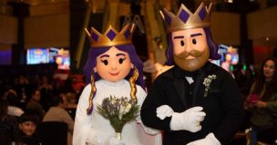 Insólita boda sorprendió en Monticello: Mr. y Miss Dreams dieron el “sí” por sus 18 años