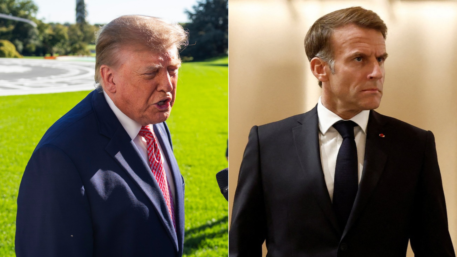 Macron acusa a Trump de manipular las protestas en Francia y con 