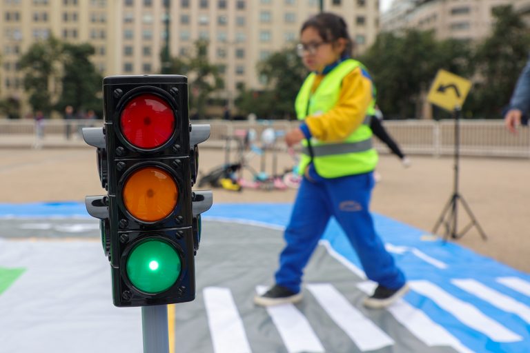 Más de 200 niños participan en Parque Vial Escolar por el Día Internacional de la Educación Vial