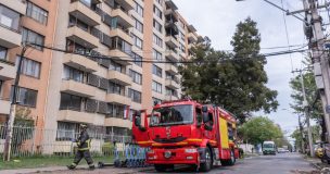 Tras episodio de violencia intrafamiliar: Sujeto fallece al interior de departamento luego de incendiar inmueble