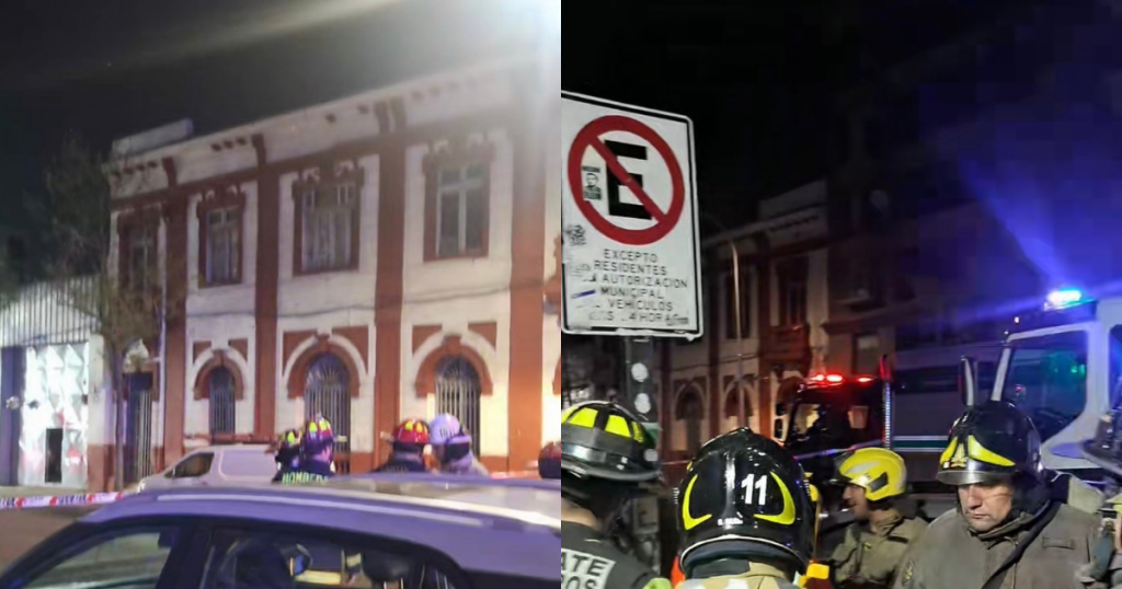 Derrumbe en Santiago moviliza a siete compañías de Bomberos por personas atrapadas